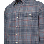 Camisa Algodón Orgánico Hombre Tartancord Verde Rockford