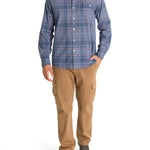 Camisa Algodón Orgánico Hombre Tartancord Verde Rockford