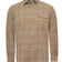Camisa Algodón Orgánico Hombre Tartancord Beige Rockford