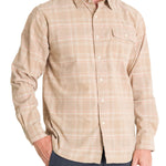 Camisa Algodón Orgánico Hombre Tartancord Beige Rockford