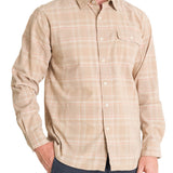 Camisa Algodón Orgánico Hombre Tartancord Beige Rockford