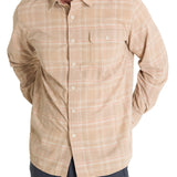Camisa Algodón Orgánico Hombre Tartancord Beige Rockford