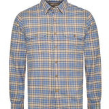 Camisa Algodón Orgánico Hombre Padua Azul Rockford