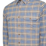Camisa Algodón Orgánico Hombre Padua Azul Rockford
