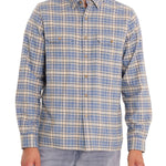 Camisa Algodón Orgánico Hombre Padua Azul Rockford