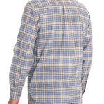 Camisa Algodón Orgánico Hombre Padua Azul Rockford
