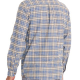 Camisa Algodón Orgánico Hombre Padua Azul Rockford