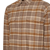 Camisa Algodón Orgánico Hombre Padua Café Rockford