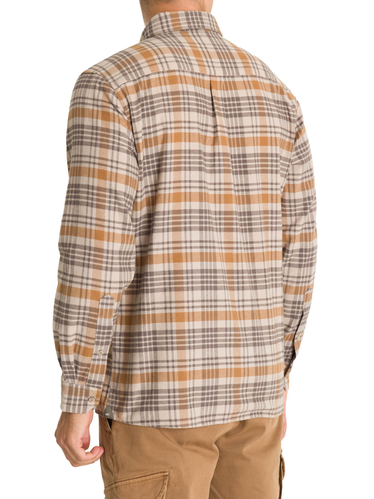 Camisa Algodón Orgánico Hombre Padua Café Rockford