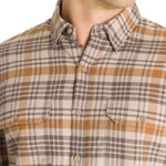 Camisa Algodón Orgánico Hombre Padua Café Rockford
