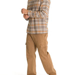 Camisa Algodón Orgánico Hombre Padua Café Rockford