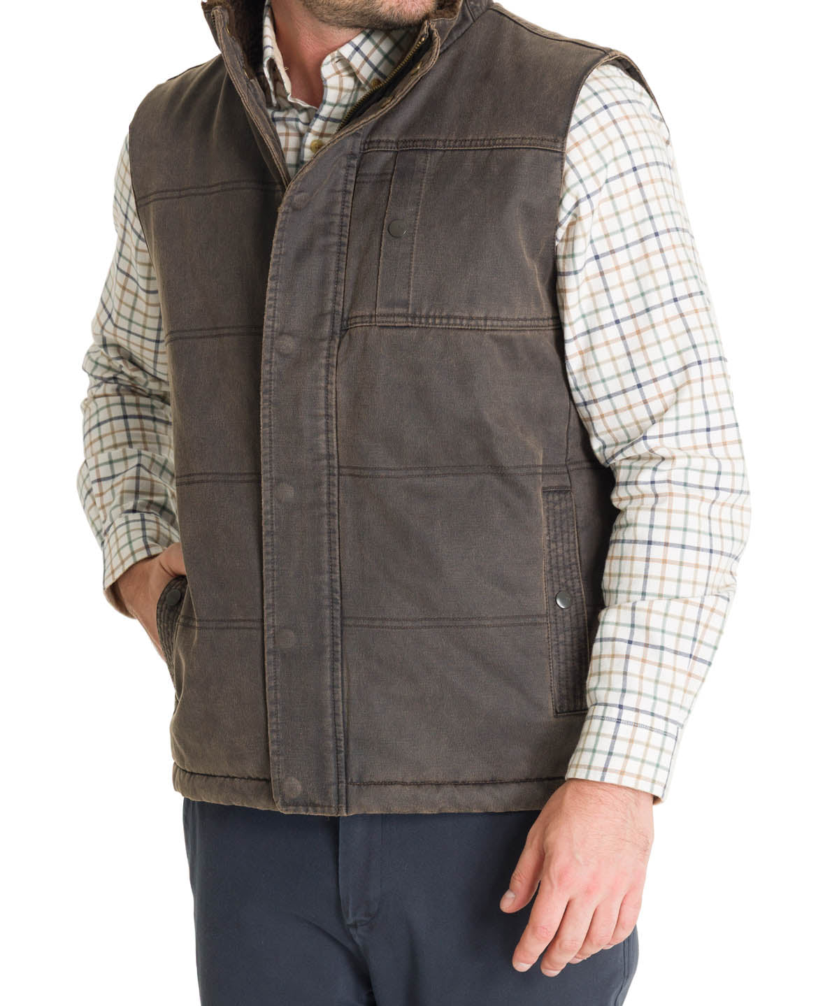 Chaqueta Thermore Hombre Marzio Café Rockford