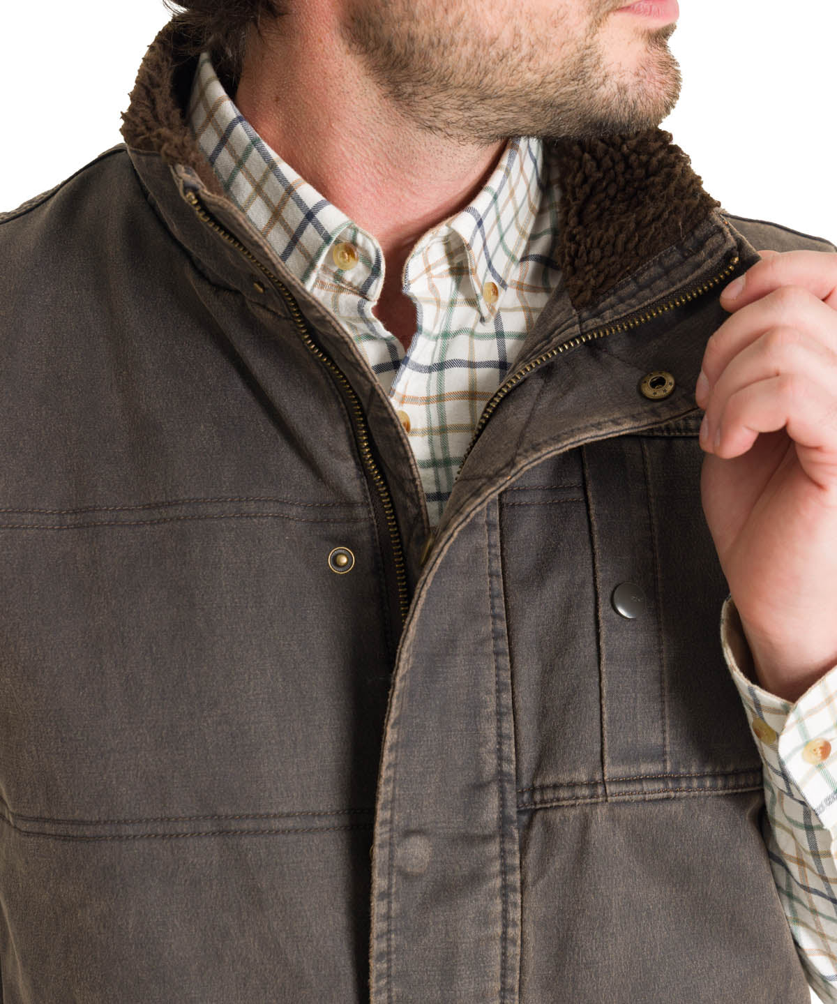 Chaqueta Thermore Hombre Marzio Café Rockford