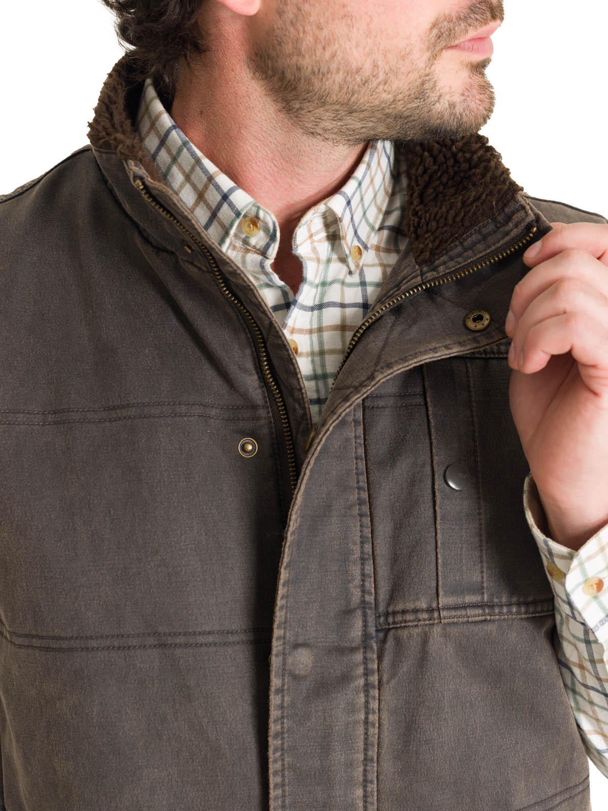 Chaqueta Thermore Hombre Marzio Café Rockford