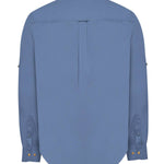 Camisa Algodón Orgánico Hombre Galiton Azul Rockford