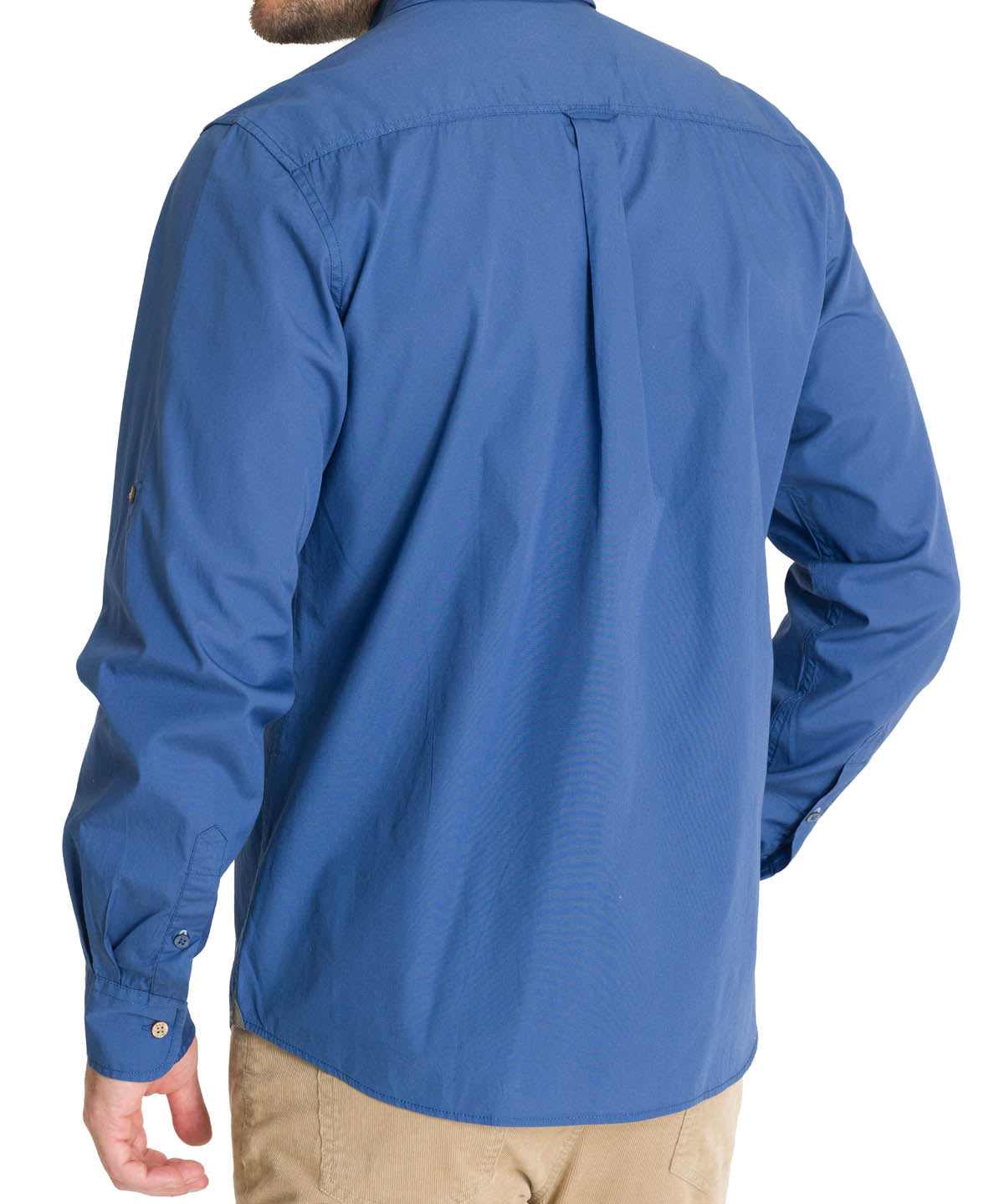 Camisa Algodón Orgánico Hombre Galiton Azul Rockford