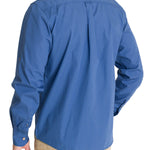 Camisa Algodón Orgánico Hombre Galiton Azul Rockford