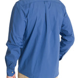 Camisa Algodón Orgánico Hombre Galiton Azul Rockford