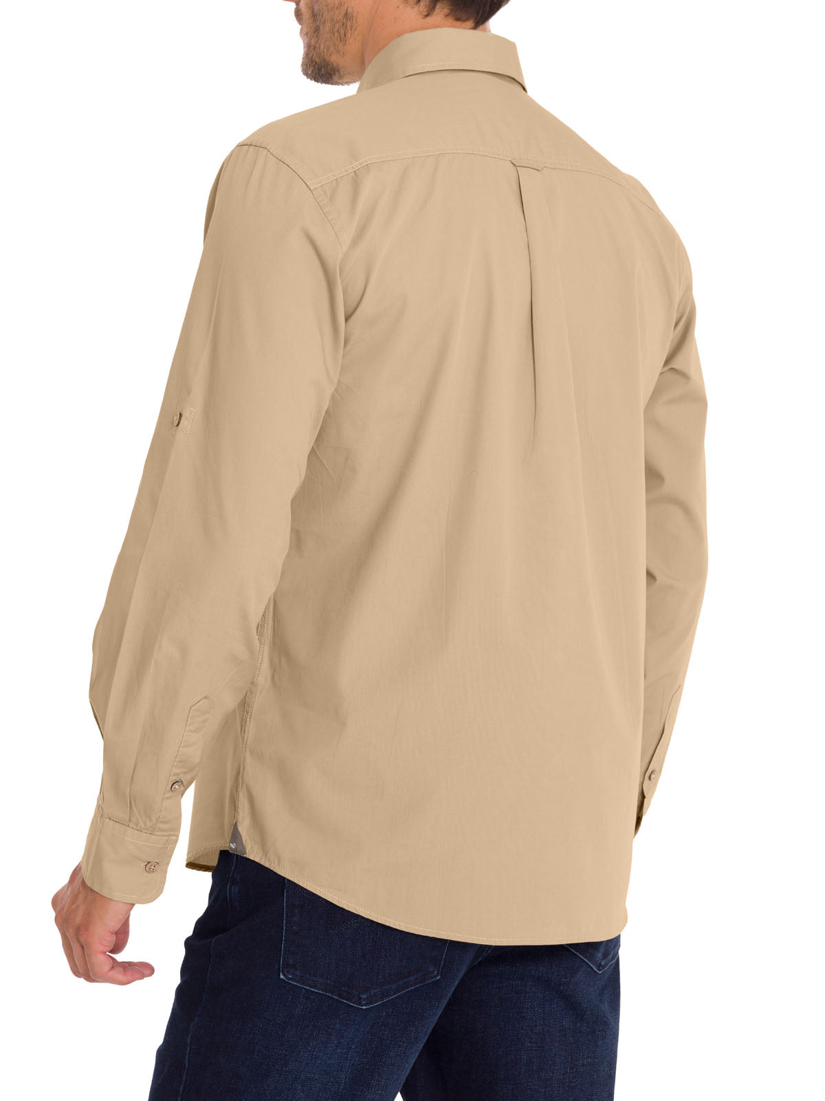 Camisa Algodón Orgánico Hombre Galiton Café Rockford