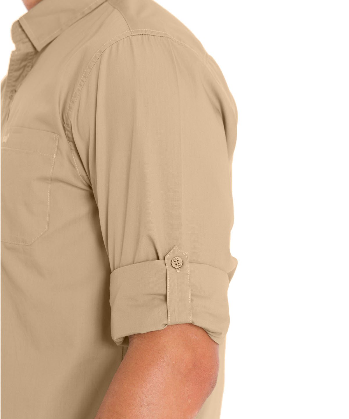 Camisa Algodón Orgánico Hombre Galiton Café Rockford