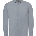 Camisa Algodón Orgánico Hombre Anzio Azul Rockford