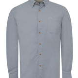Camisa Algodón Orgánico Hombre Anzio Azul Rockford