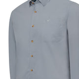 Camisa Algodón Orgánico Hombre Anzio Azul Rockford