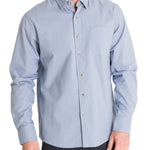 Camisa Algodón Orgánico Hombre Anzio Azul Rockford