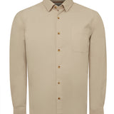 Camisa Algodón Orgánico Hombre Anzio Beige Rockford
