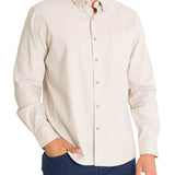 Camisa Algodón Orgánico Hombre Anzio Beige Rockford