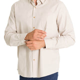 Camisa Algodón Orgánico Hombre Anzio Beige Rockford