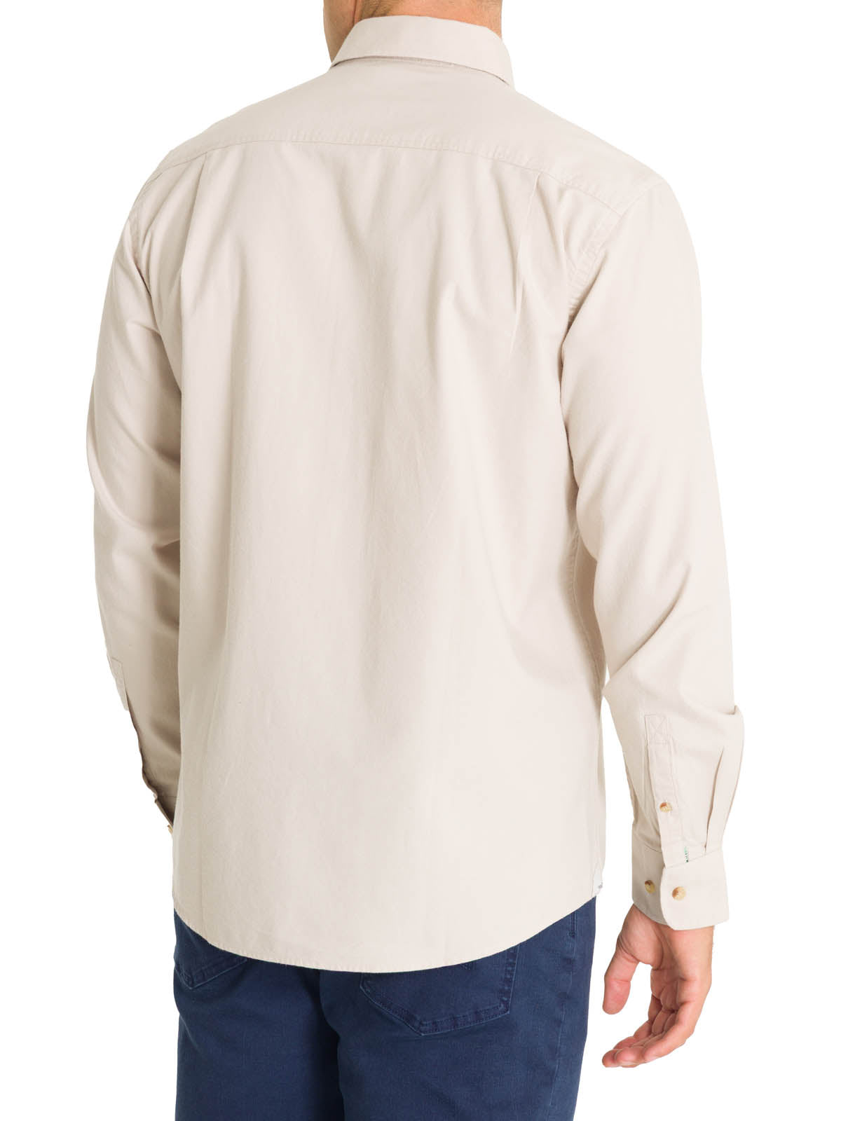 Camisa Algodón Orgánico Hombre Anzio Beige Rockford