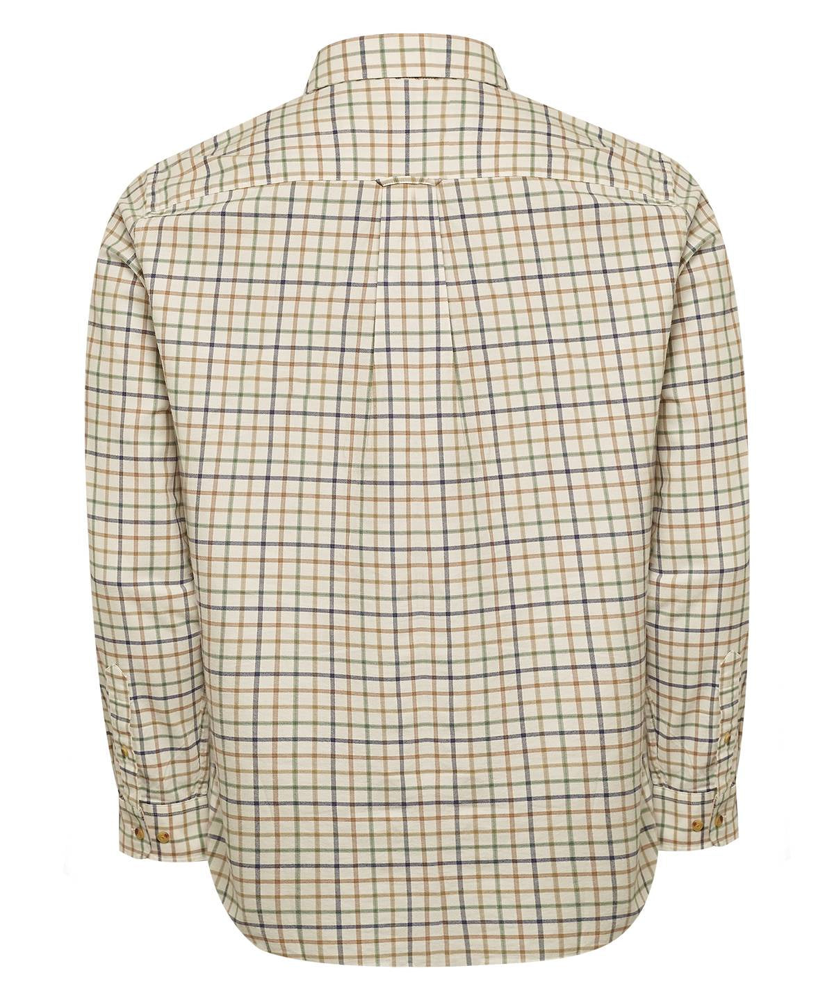 Camisa Algodón Orgánico Hombre Viyellabut Café Rockford