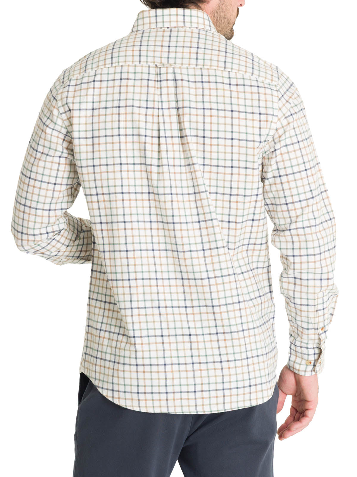 Camisa Algodón Orgánico Hombre Viyellabut Café Rockford