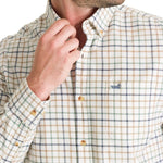 Camisa Algodón Orgánico Hombre Viyellabut Café Rockford