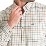 Camisa Algodón Orgánico Hombre Viyellabut Café Rockford