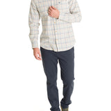 Camisa Algodón Orgánico Hombre Viyellabut Café Rockford