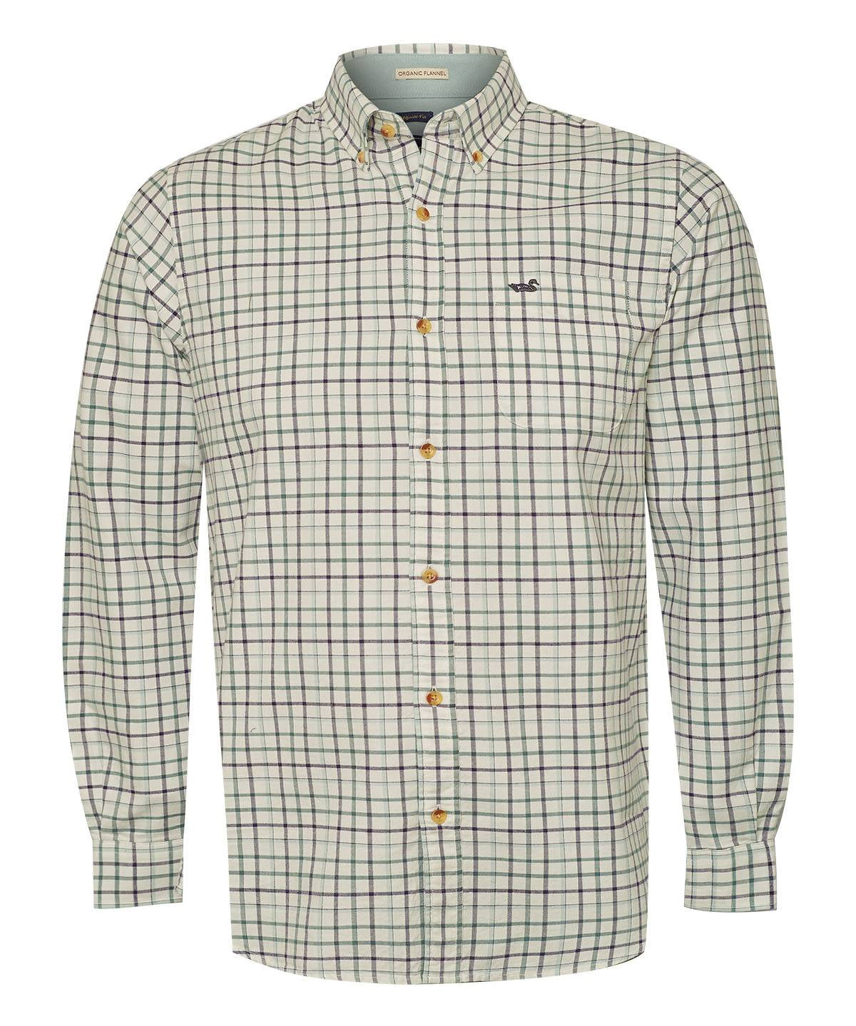 Camisa Algodón Orgánico Hombre Viyellabut Beige Rockford