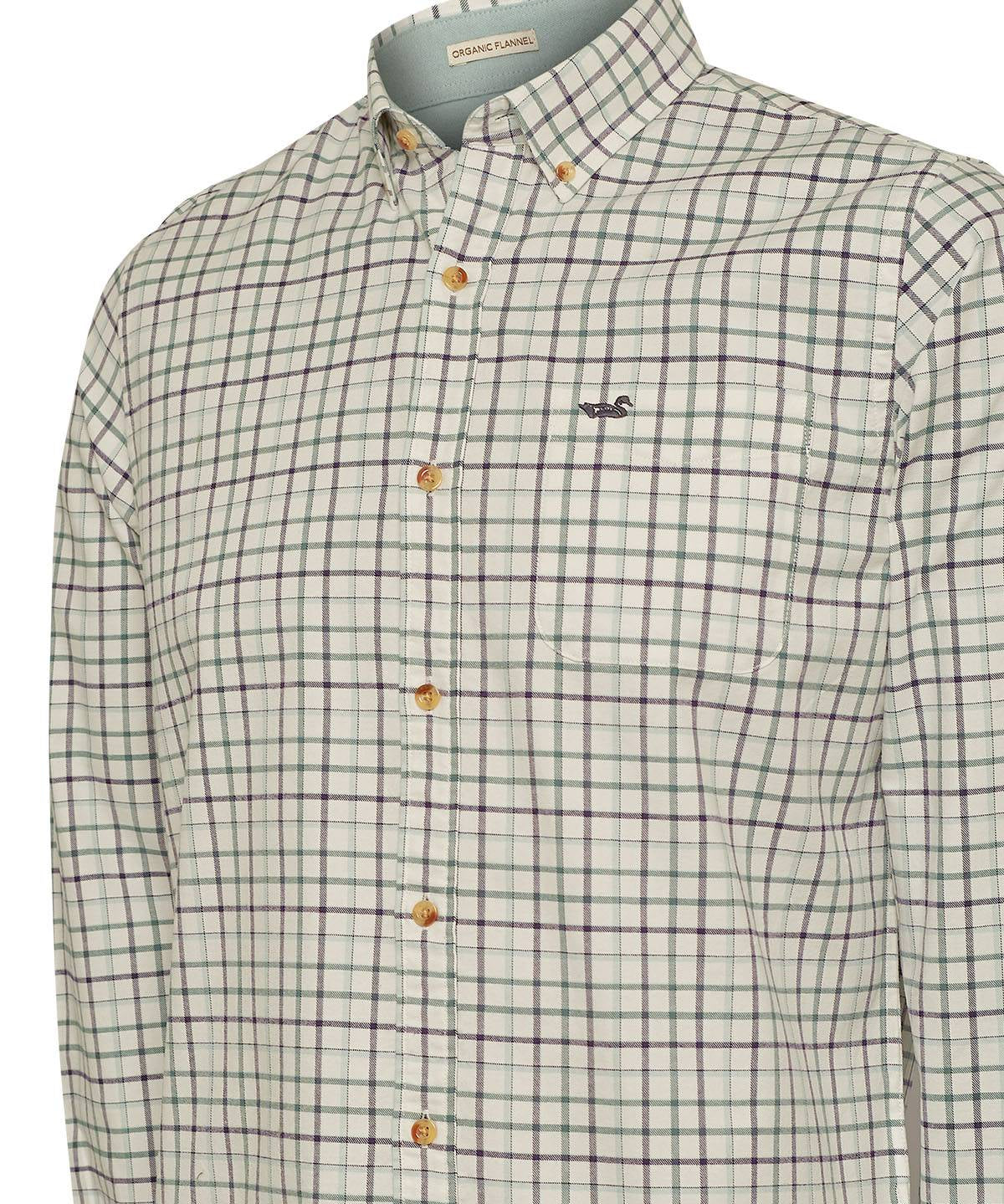 Camisa Algodón Orgánico Hombre Viyellabut Beige Rockford