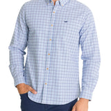 Camisa Algodón Orgánico Hombre Viyellabut Azul Rockford