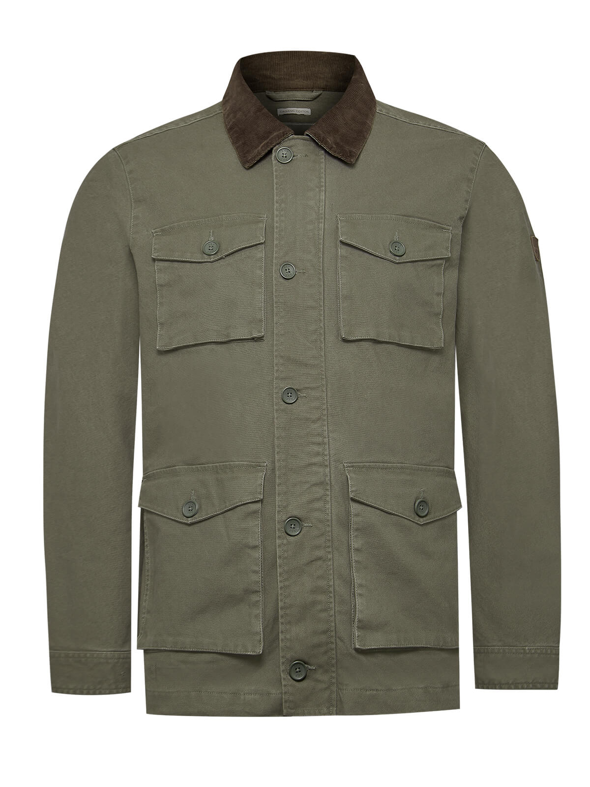 Chaqueta Algodón Orgánico Hombre Crawley Verde Rockford