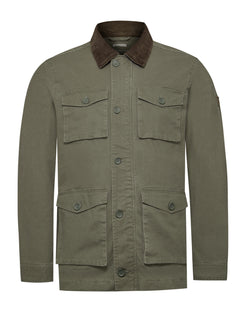 Chaqueta Algodón Orgánico Hombre Crawley Verde Rockford