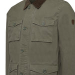 Chaqueta Algodón Orgánico Hombre Crawley Verde Rockford