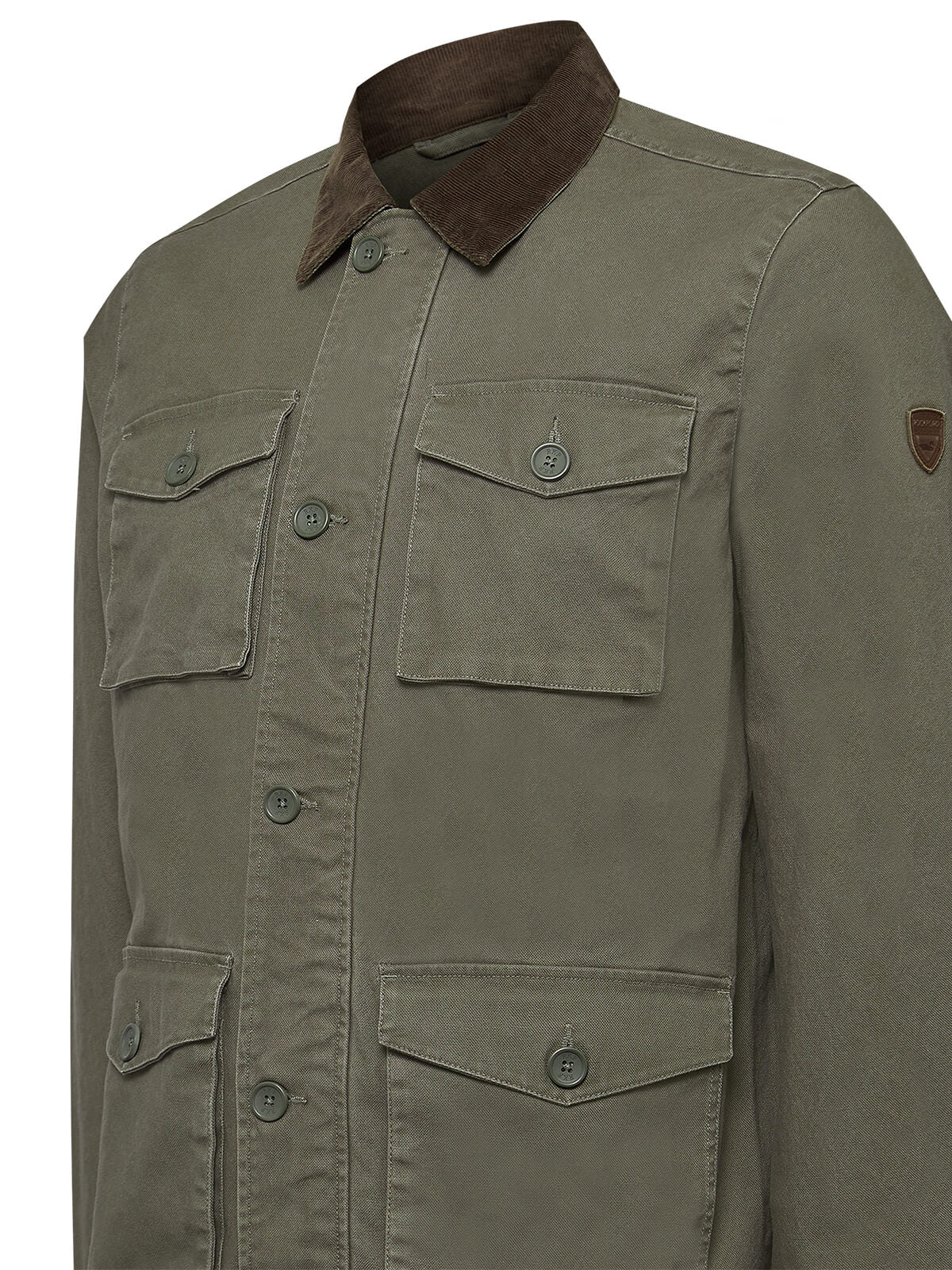 Chaqueta Algodón Orgánico Hombre Crawley Verde Rockford