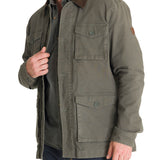 Chaqueta Algodón Orgánico Hombre Crawley Verde Rockford