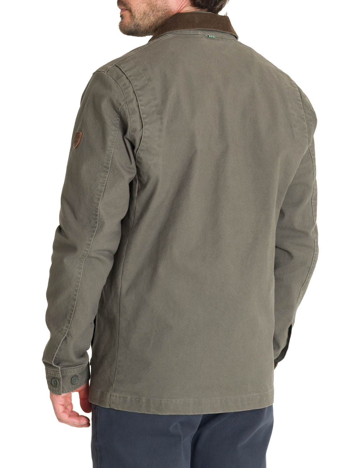 Chaqueta Algodón Orgánico Hombre Crawley Verde Rockford