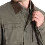Chaqueta Algodón Orgánico Hombre Crawley Verde Rockford