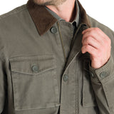 Chaqueta Algodón Orgánico Hombre Crawley Verde Rockford