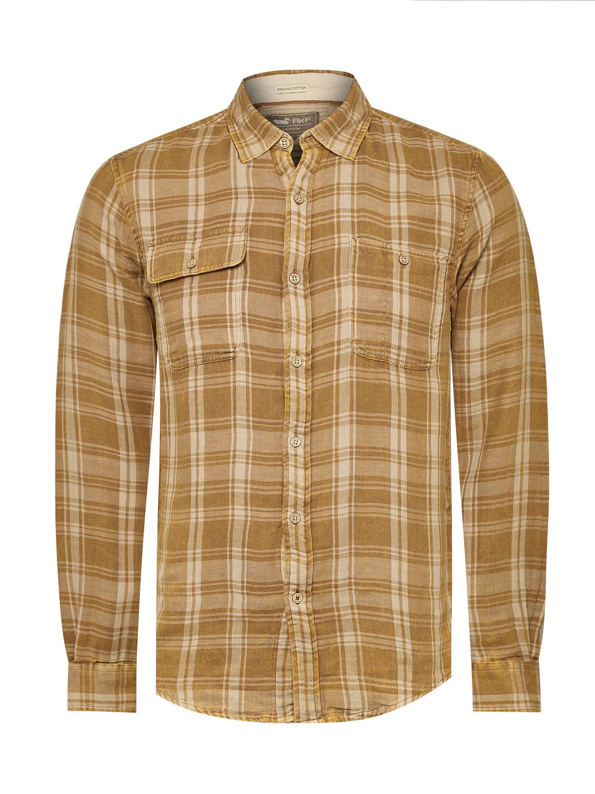 Camisa Algodón Orgánico Hombre Bradford Beige Rockford