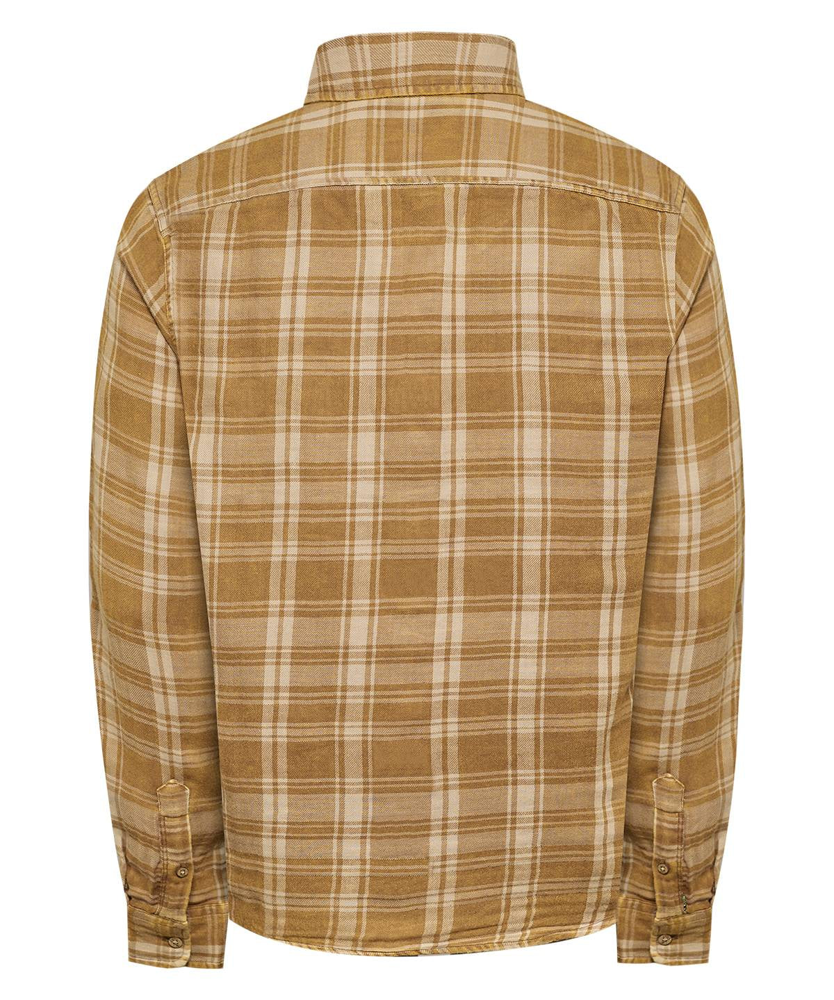 Camisa Algodón Orgánico Hombre Bradford Beige Rockford